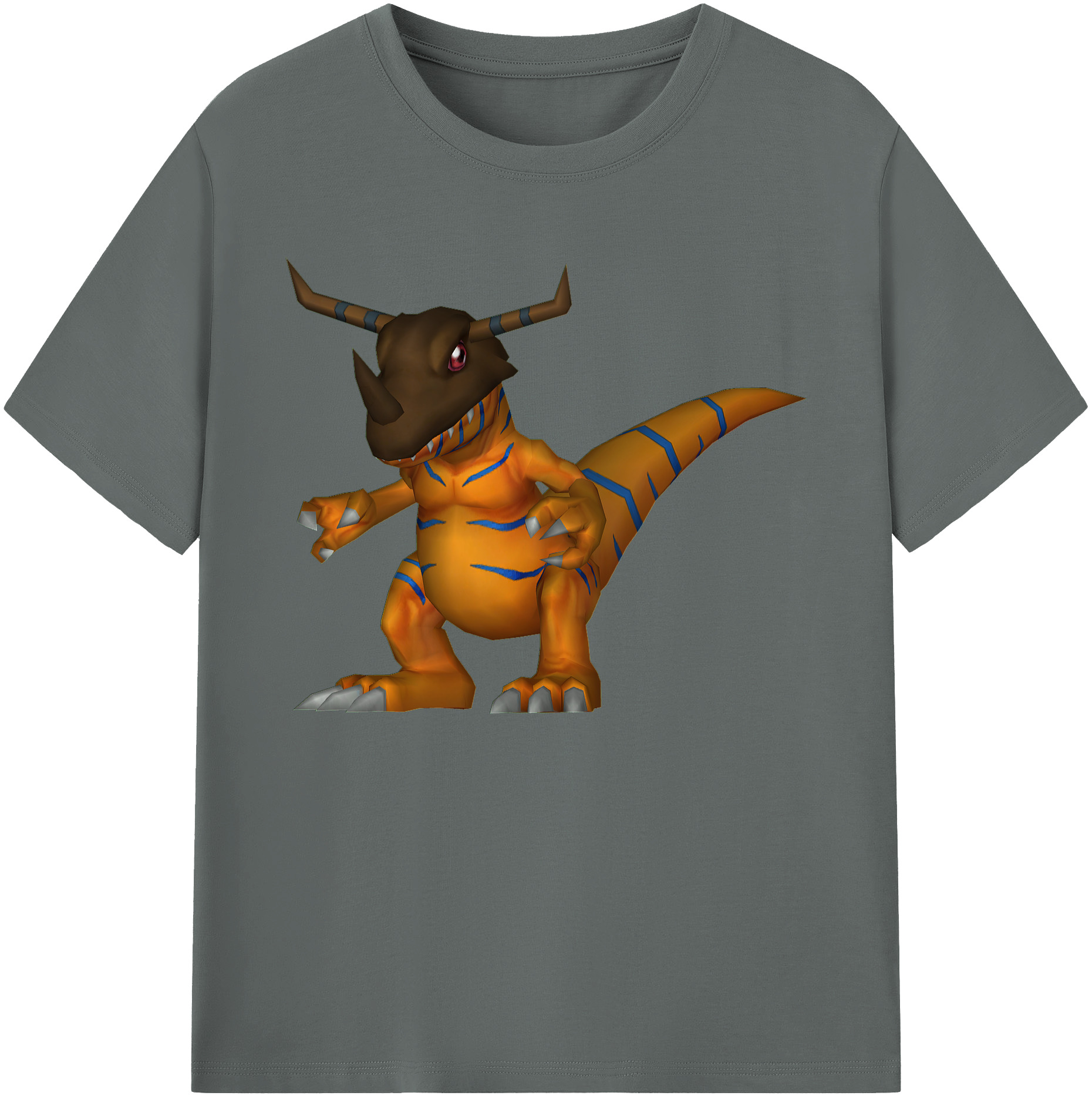 （画像用） Digimon デジタルモンスター/デジモン 綿100％ メンズ半袖Tシャツ｜肌触りやわらか＆通気性